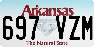AR license plate 697VZM