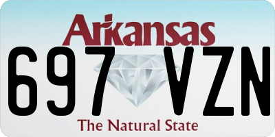 AR license plate 697VZN