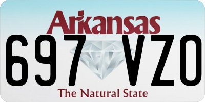 AR license plate 697VZO