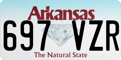 AR license plate 697VZR