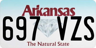 AR license plate 697VZS