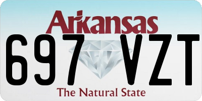 AR license plate 697VZT
