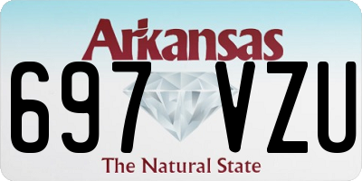 AR license plate 697VZU