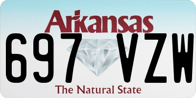 AR license plate 697VZW