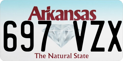 AR license plate 697VZX