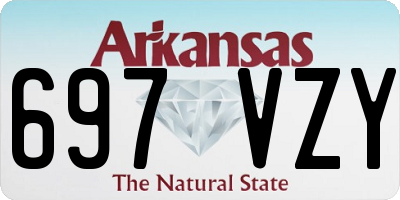 AR license plate 697VZY