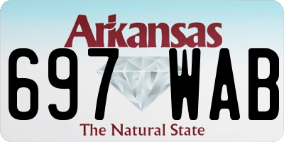 AR license plate 697WAB
