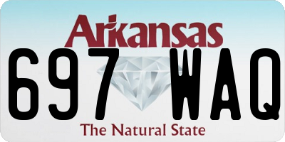 AR license plate 697WAQ