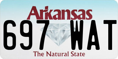 AR license plate 697WAT