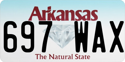 AR license plate 697WAX