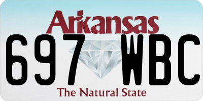 AR license plate 697WBC