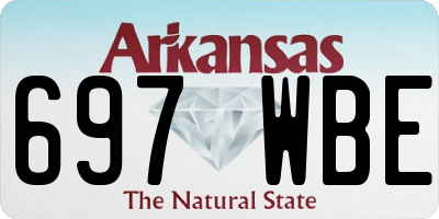 AR license plate 697WBE
