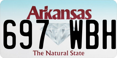 AR license plate 697WBH