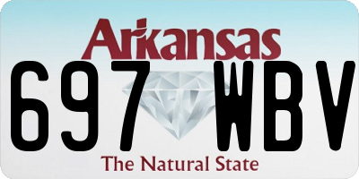AR license plate 697WBV