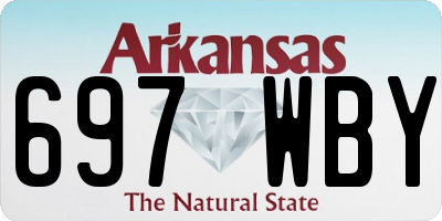 AR license plate 697WBY