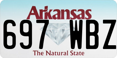 AR license plate 697WBZ