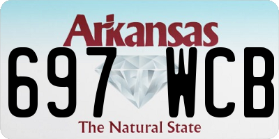 AR license plate 697WCB