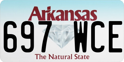AR license plate 697WCE