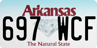 AR license plate 697WCF