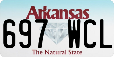 AR license plate 697WCL