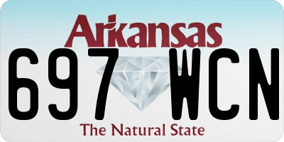 AR license plate 697WCN