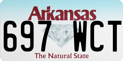 AR license plate 697WCT