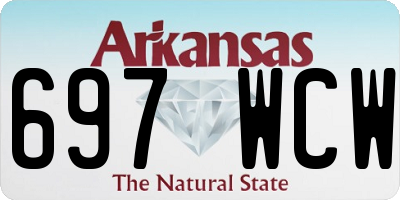 AR license plate 697WCW