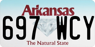 AR license plate 697WCY