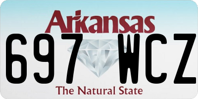AR license plate 697WCZ