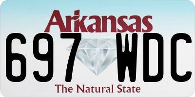 AR license plate 697WDC