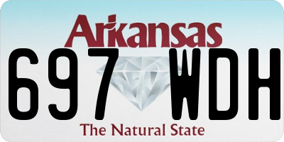 AR license plate 697WDH