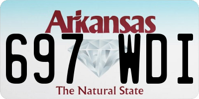 AR license plate 697WDI