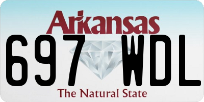 AR license plate 697WDL