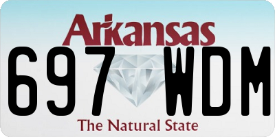 AR license plate 697WDM