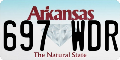 AR license plate 697WDR