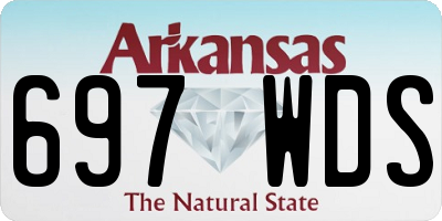 AR license plate 697WDS