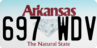 AR license plate 697WDV