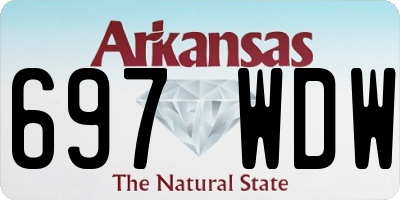 AR license plate 697WDW