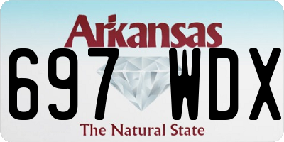 AR license plate 697WDX