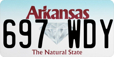 AR license plate 697WDY