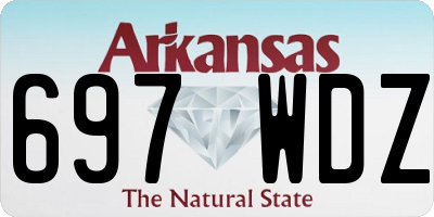 AR license plate 697WDZ