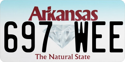 AR license plate 697WEE