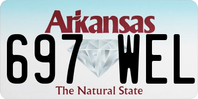 AR license plate 697WEL