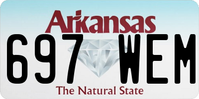 AR license plate 697WEM