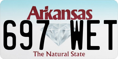 AR license plate 697WET