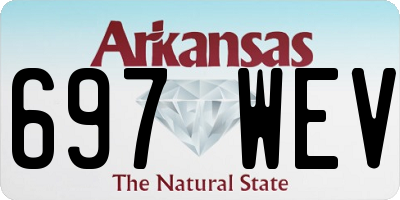 AR license plate 697WEV