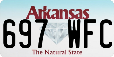 AR license plate 697WFC