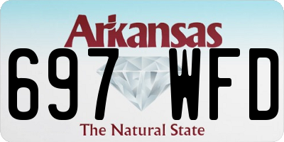 AR license plate 697WFD