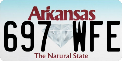 AR license plate 697WFE