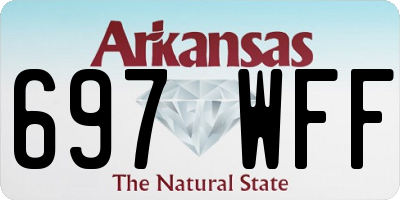 AR license plate 697WFF